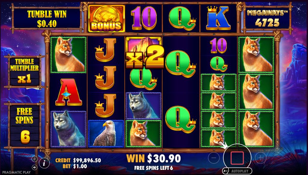 Free Spins gameplay