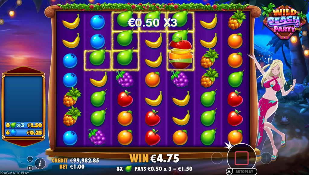 Free Spins round — Wild with a 3x multiplier boosting a cluster payout
