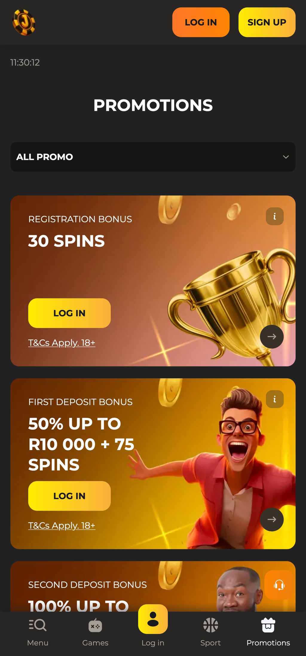 JabulaBets 30 free spins bonus