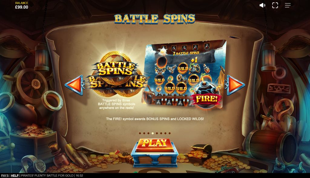 Battle Spins introduce cannons, locked Wilds and +1 spin rewards