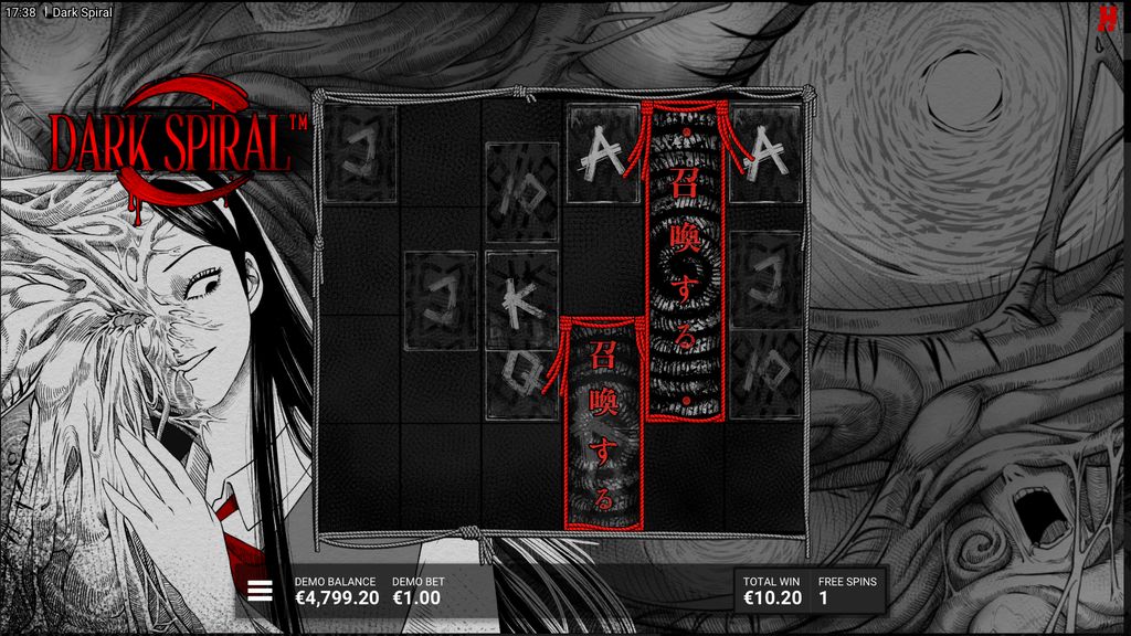 Full-reel Summoning symbols dropping onto the grid