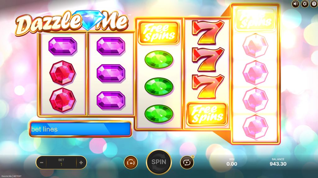 Three Free Spin Scatters triggering the bonus round