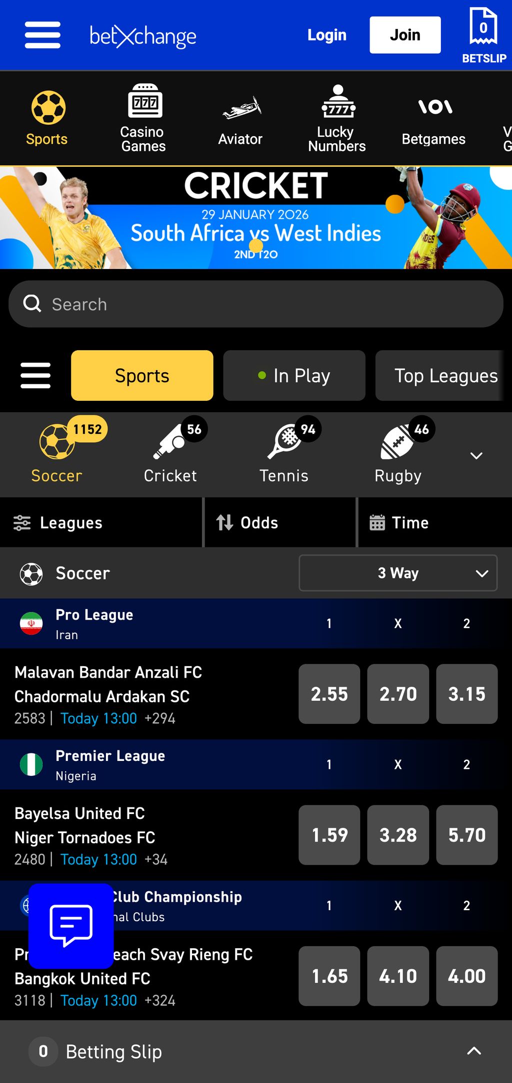 BetXchange sports betting