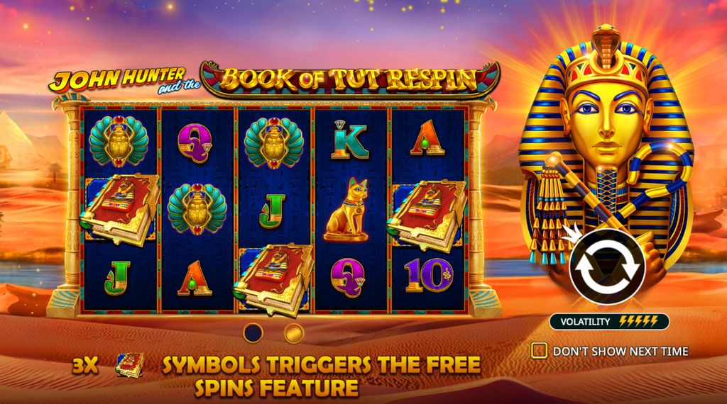John Hunter and the Book of Tut Respin — main game view