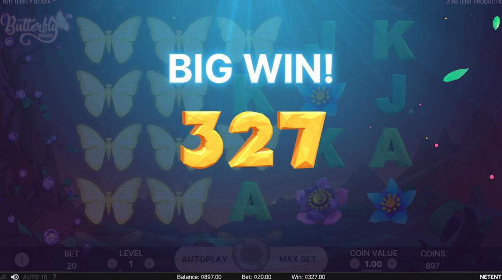 Big Win animation following an extended Re-Spins chain