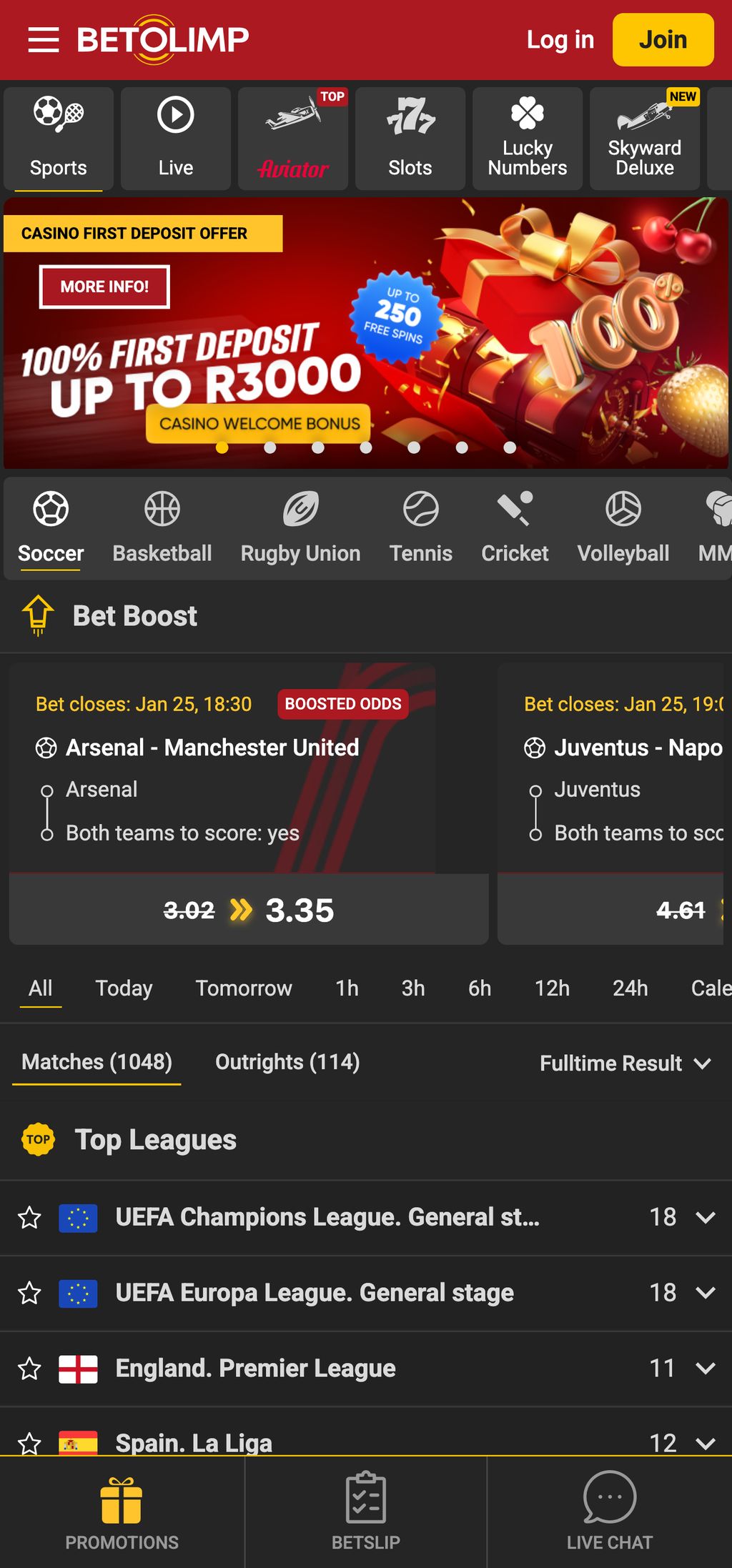 BetOlimp sports betting