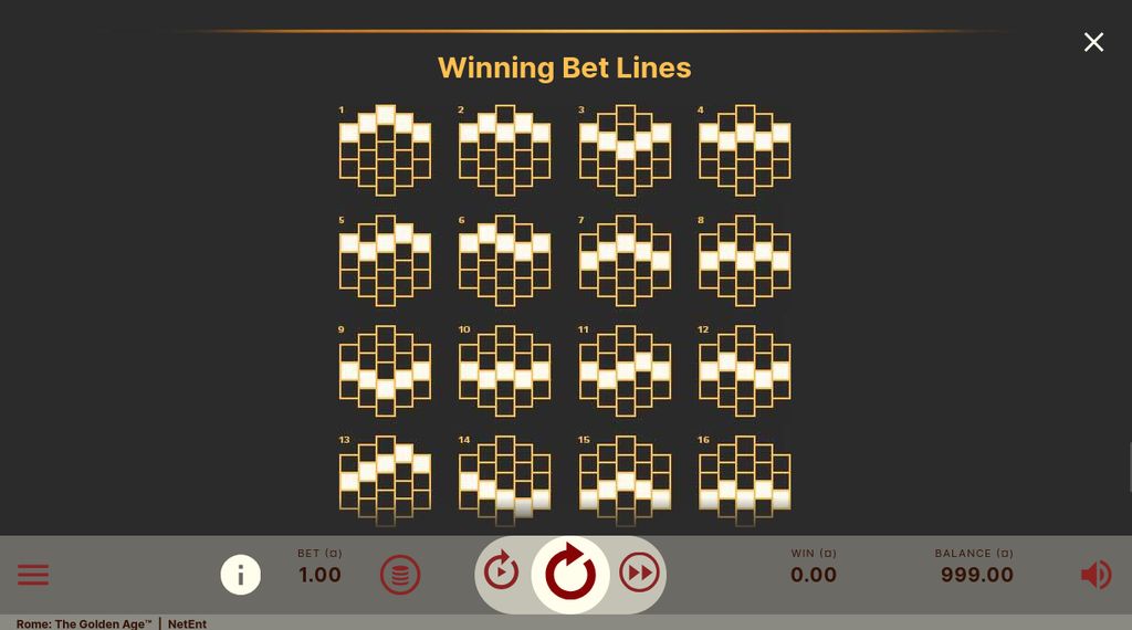 Winning Bet Lines in Rome: The Golden Age