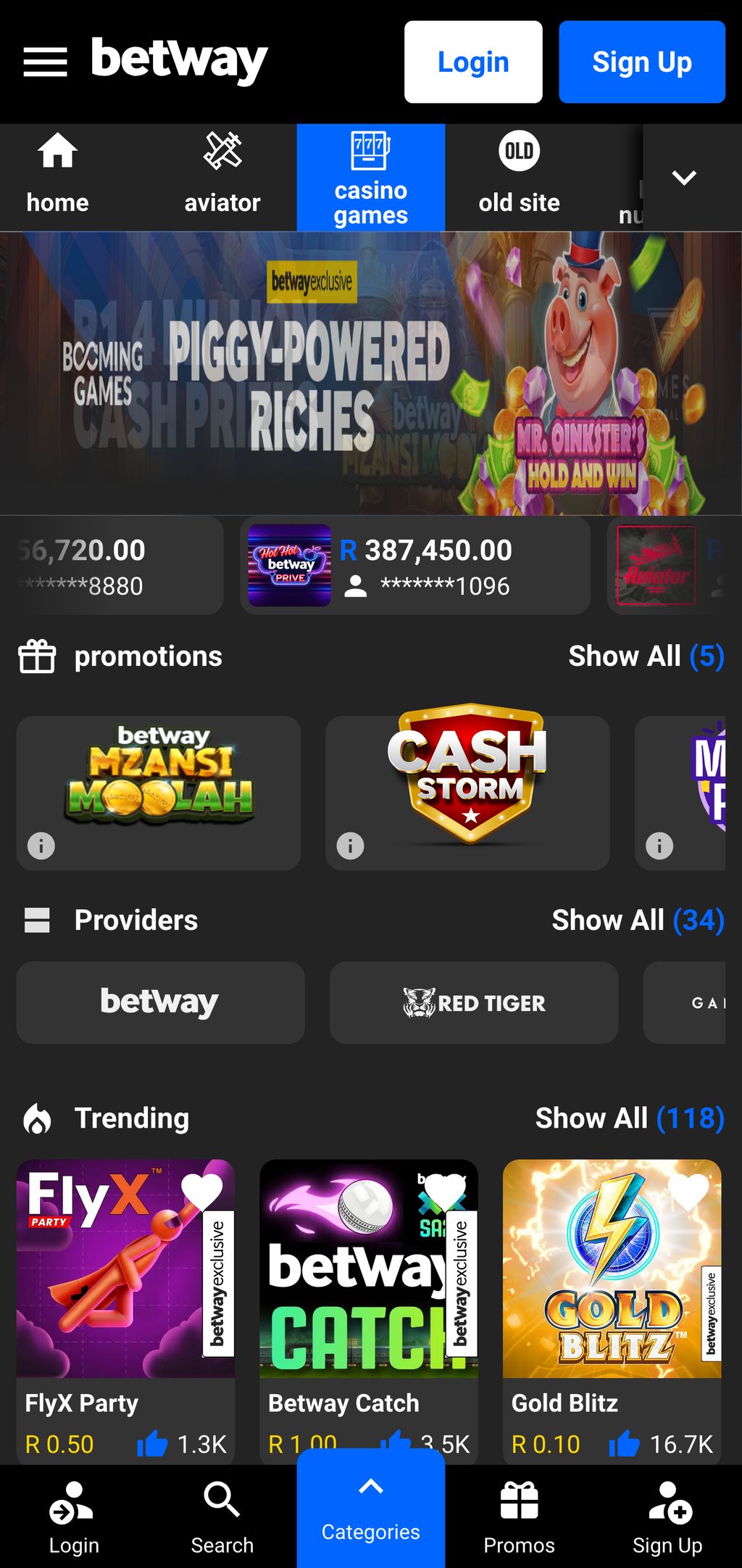 Betway casino