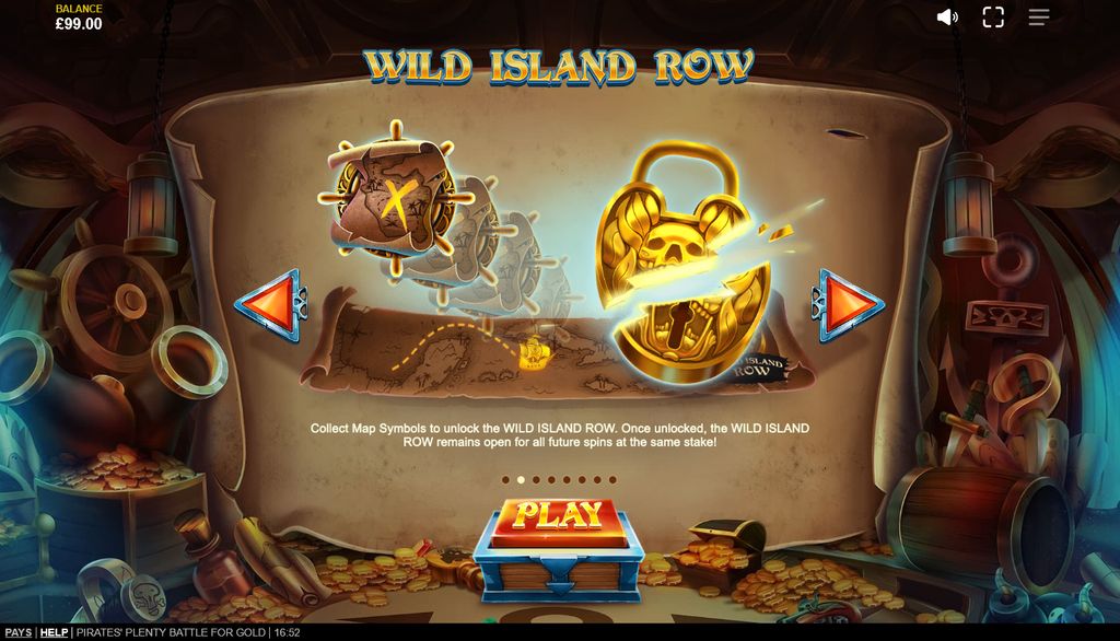 Collect Map Symbols to unlock the Wild Island Row permanently