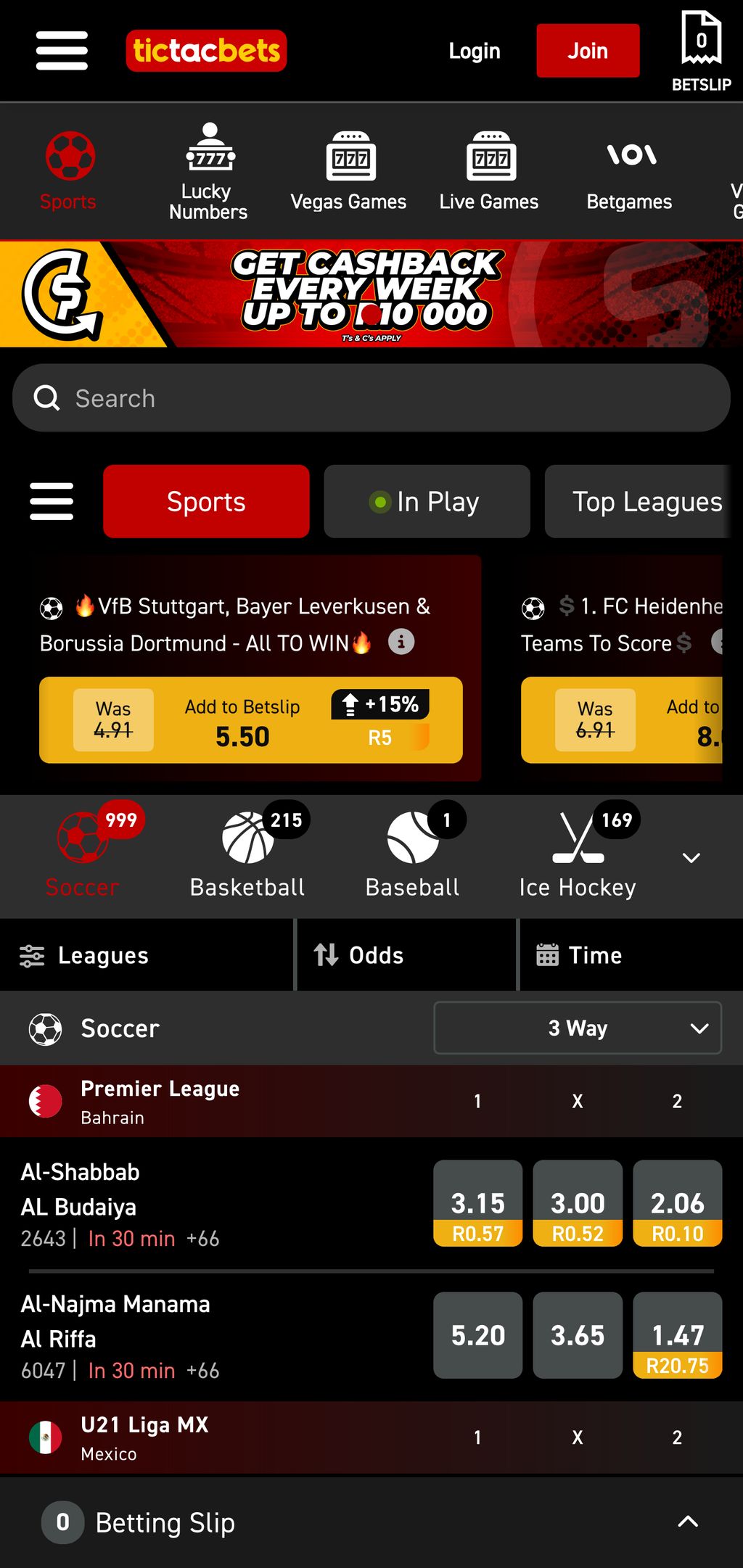Tic Tac Bets sports betting