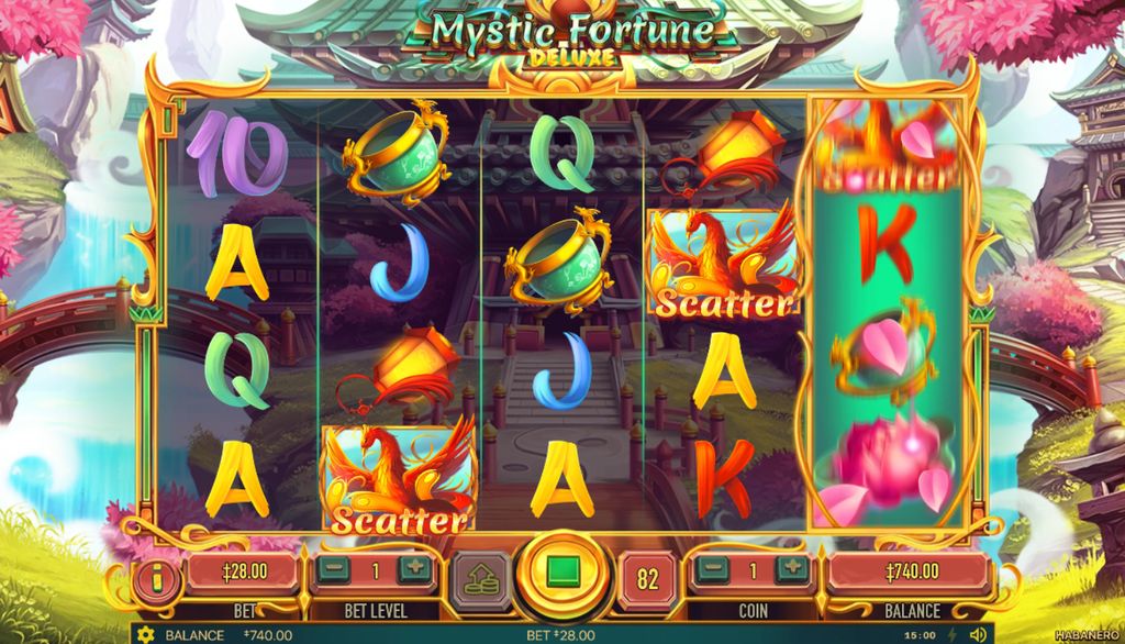 Scatter symbols and a Money Symbol landing during gameplay