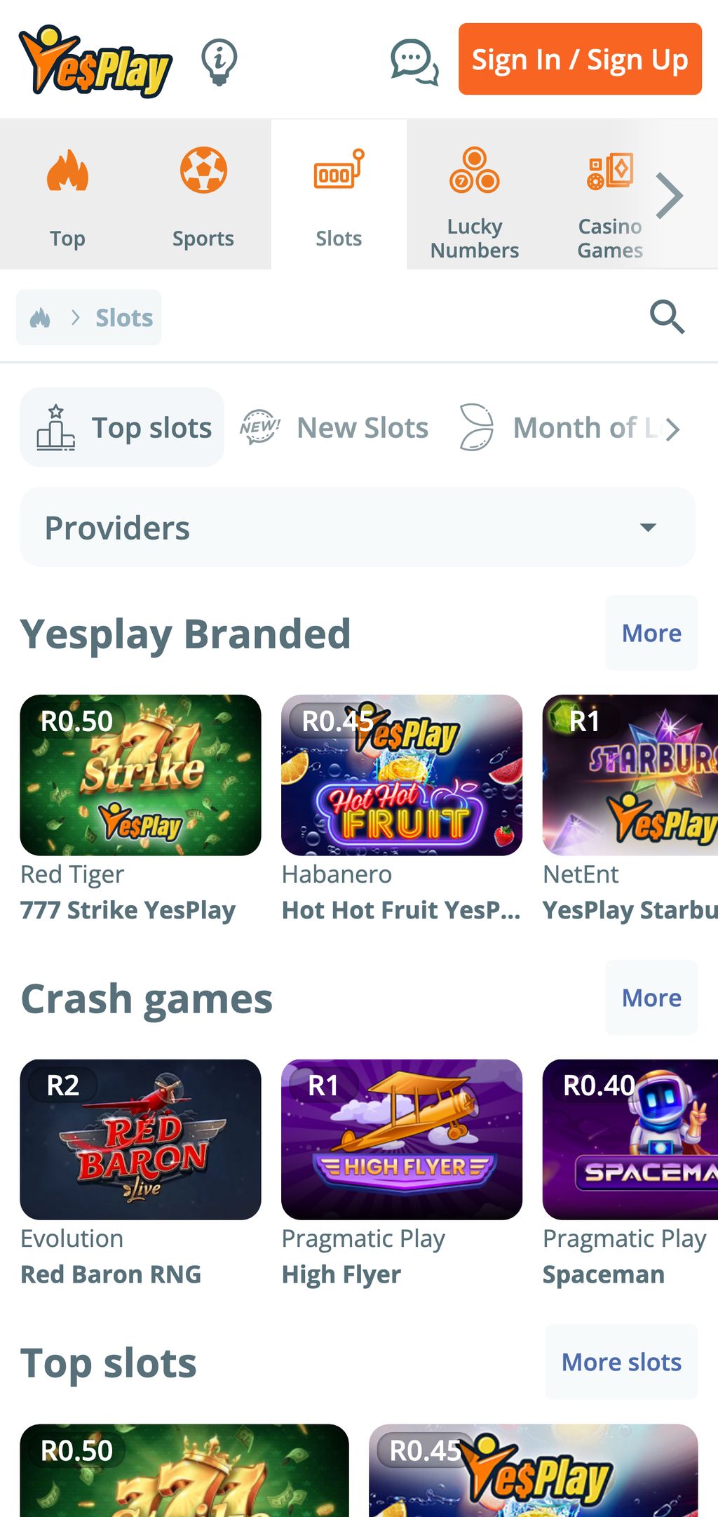 YesPlay mobile app