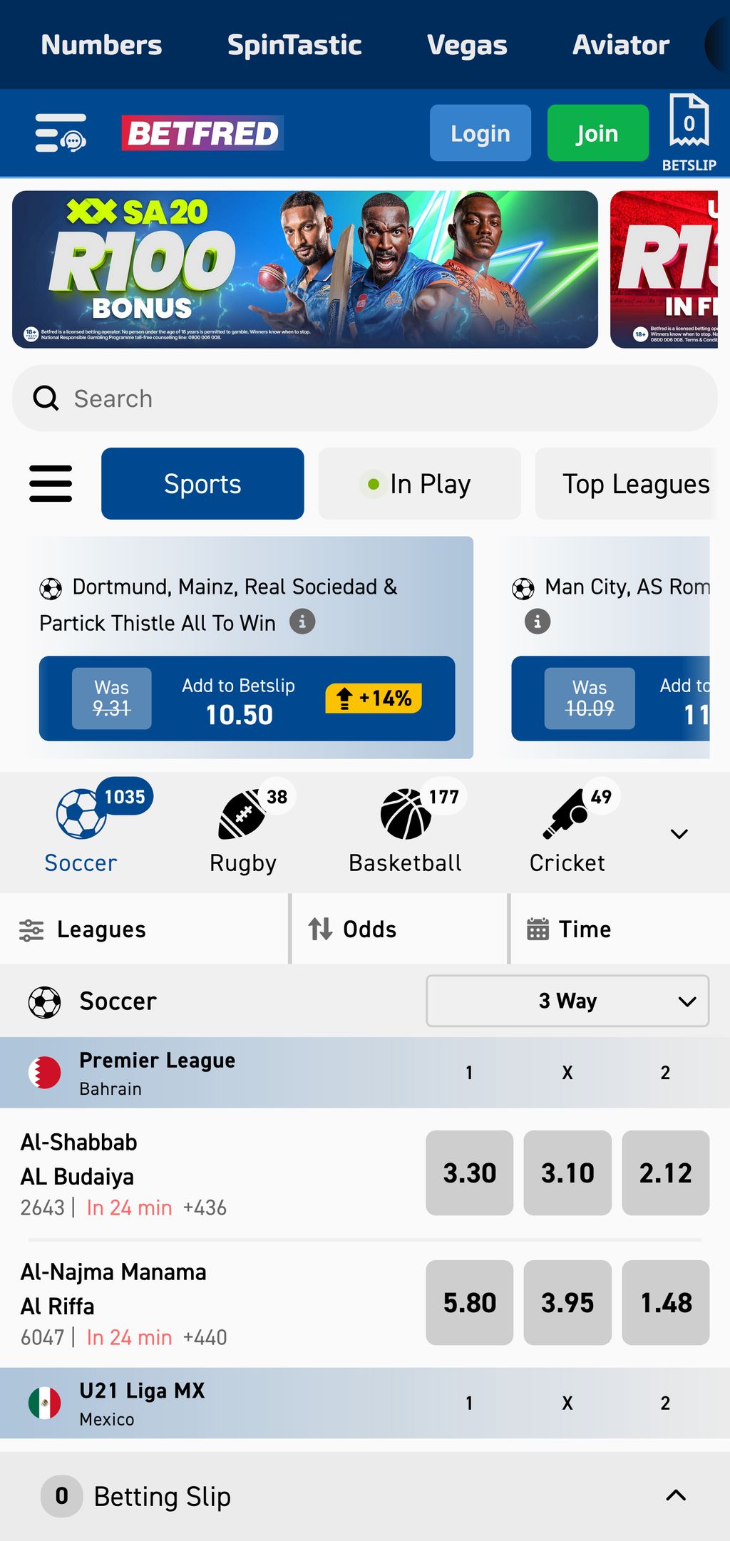 Betfred sports betting