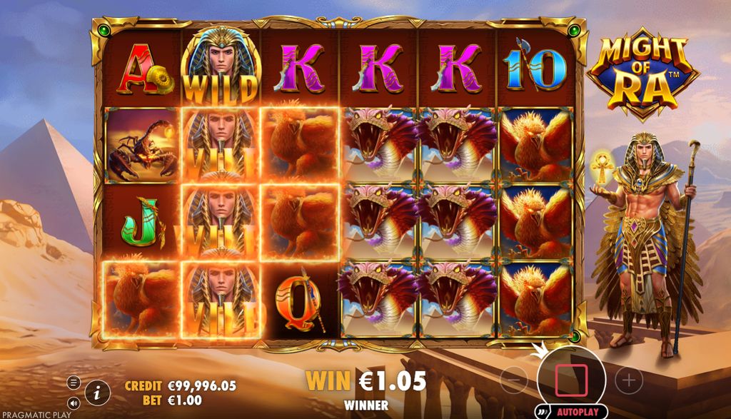 Expanded Wild covering a full reel during gameplay