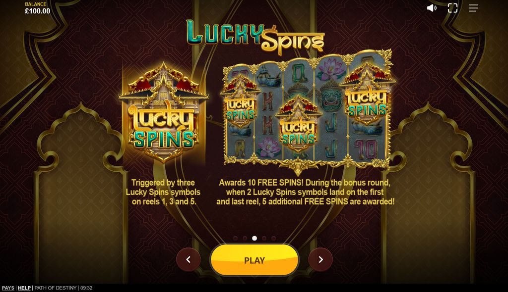 A 3 Ganesha Mega Coin splits into nine matching symbols during Lucky Spins